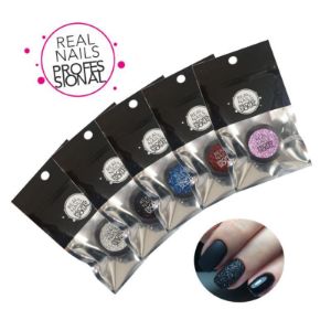Immagine di Polvere Glitter per unghie Real Nails Professional