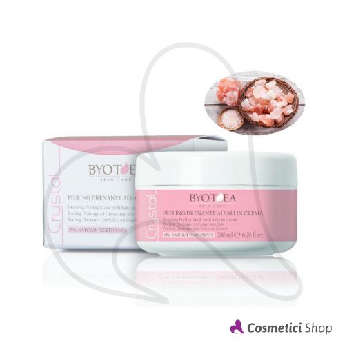 Immagine di Peeling corpo drenante ai sali in crema Crystal Byotea