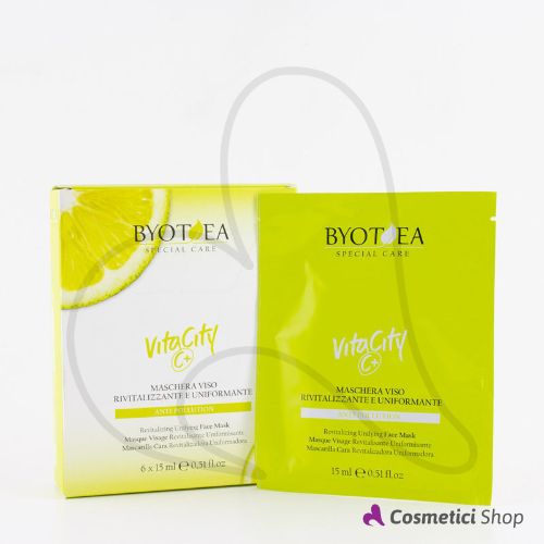 Immagine di Maschera viso rivitalizzante in tessuto VitaCity C+ Byotea