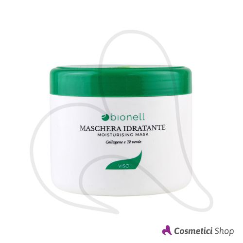 Maschera viso idratante Collagene e Tè Verde Bionell 500 ml