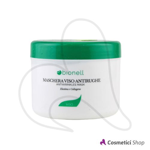 Maschera viso antirughe Elastina e Collagene Bionell 500 ml