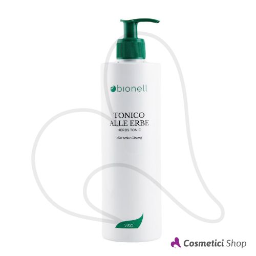 Tonico viso alle erbe Aloe Vera e Ginseng Bionell 500 ml