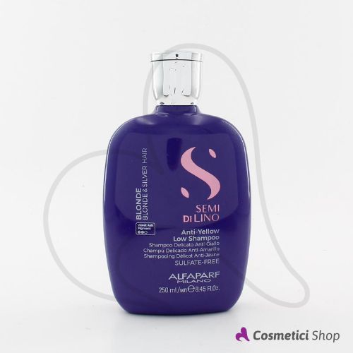 Immagine di Shampoo antigiallo Low Semi di lino Alfaparf