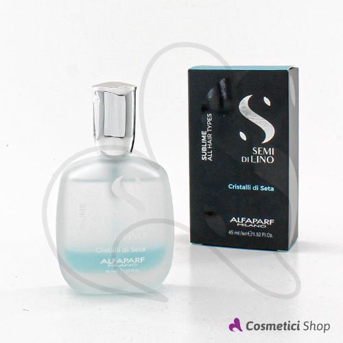 Siero setificante bifasico Cristalli di Seta Sublime Semi di lino Alfaparf Milano
