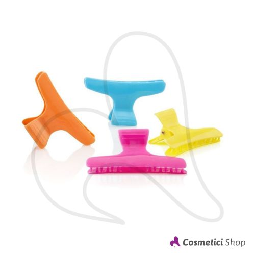 Immagine di Pinze per capelli in plastica colorata Labor Pro