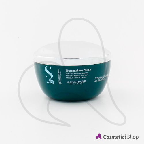 Maschera ristrutturante Reparative Mask Reconstruction Semi di lino Alfaparf Milano 200 ml