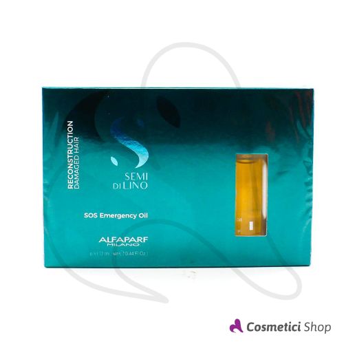 Trattamento ricostruzione SOS Emergency Oil Reconstruction Semi di lino Alfaparf Milano