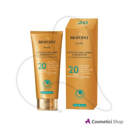 Immagine di Latte solare corpo Sublimante Biopoint