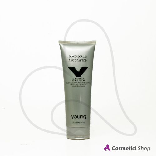 Immagine di Scrub antiforfora pre-shampoo Black Scrub Y-Rebalance Young