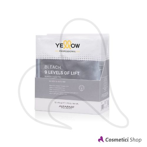 Polvere decolorante Bleach 9 levels of lift Yellow 50g