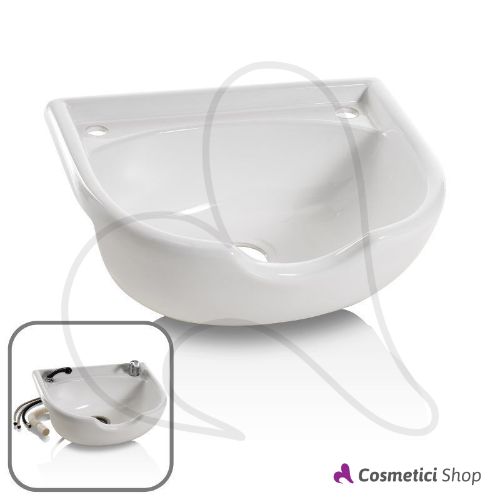 Immagine di Vasca in ceramica per mobile da barbiere Xanitalia