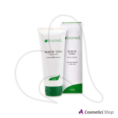 Scrub viso Granuli Vegetali e Aloe Vera Bionell 100 ml