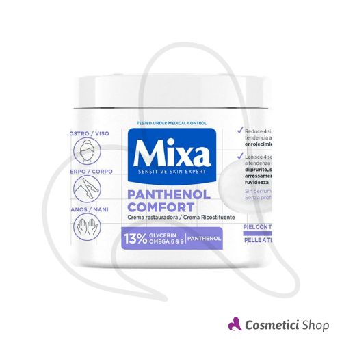 Immagine di Crema viso e corpo ricostituente Panthenol Comfort Mixa