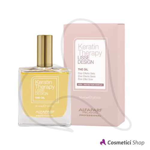 Immagine di Olio nutriente The Oil Keratin Therapy Lisse Design Alfaparf