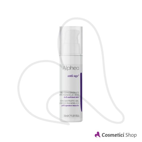Concentrato viso e collo in gel Acido Mandelico Anti-Age Alphea