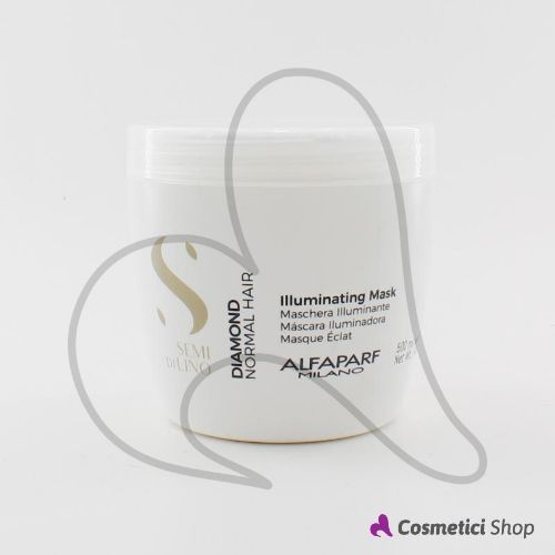 Maschera illuminante Illuminating Mask Diamond Semi di lino Alfaparf Milano 500 ml