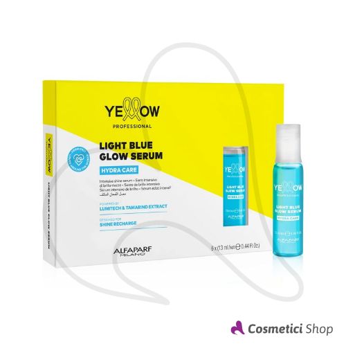 Siero intensivo di brillantezza Light Blue Glow Serum Hydra Care Yellow Alfaparf