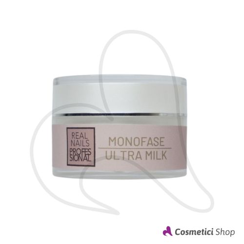 Gel monofase ricostruzione unghie Ultra Milk Real Nails Professional 50 g