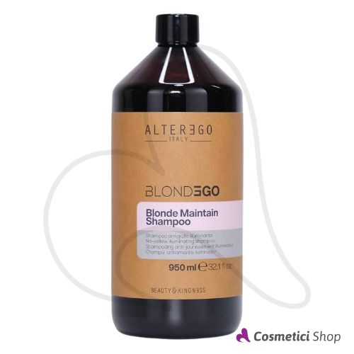 Shampoo antigiallo illuminante Blonde Maintain BondEgo Alterego 950ml