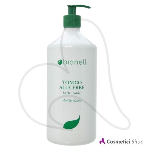 Tonico viso alle erbe Aloe Vera e Ginseng Bionell 1000 ml