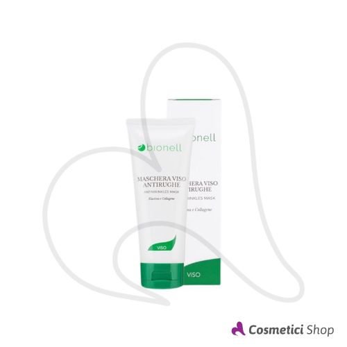 Maschera viso antirughe Elastina e Collagene Bionell 100 ml