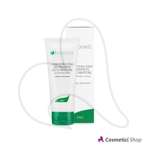 Maschera viso nutriente pelli mature Elastina e Macadamia Bionell 100 ml