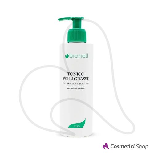 Tonico viso pelli grasse Amamelide e Bardana Bionell