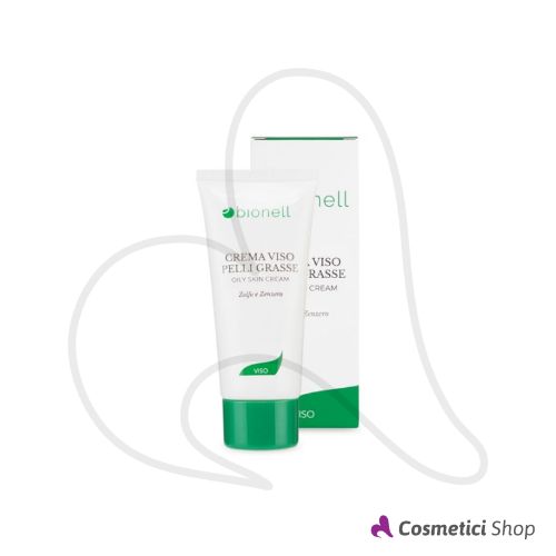 Crema viso pelli grasse Zolfo e Zenzero Bionell 50 ml