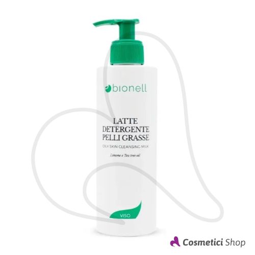 Latte detergente pelli grasse Limone e Tea Tree Oil Bionell