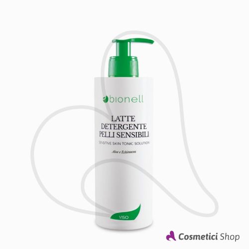 Latte detergente pelli sensibili Aloe e Echinacea Bionell