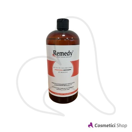 Shampoo energizzante stimolante coadiuvante anti-caduta Rosmarino e Ginseng Remedy