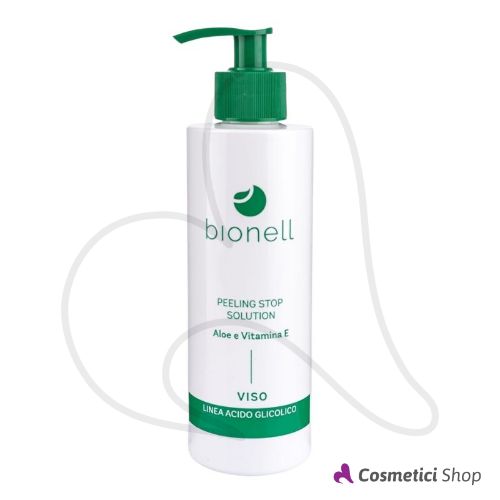 Peeling viso Stop Solution Aloe e Vitamina E Acido Glicolico Bionell