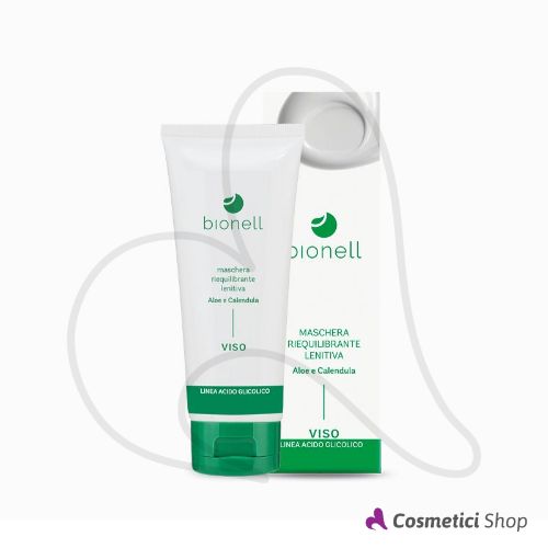 Maschera viso riequilibrante lenitiva Aloe e Calendula Bionell