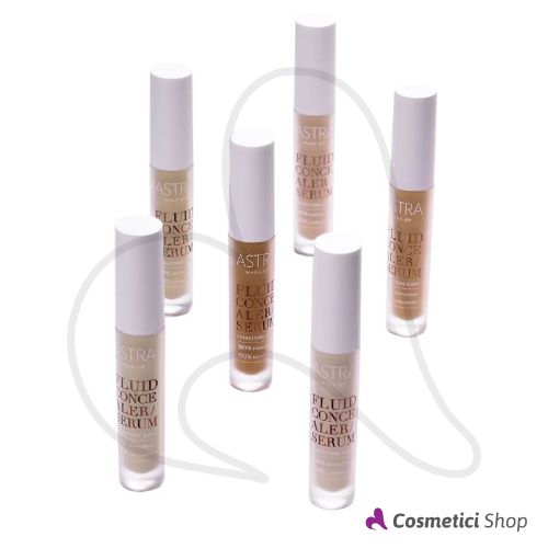 Correttore siero Idratante e Illuminante Fluid Concealer Serum Astra