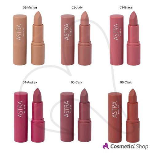 Rossetto Cremoso Lip Creamynal Astra Make-up colori