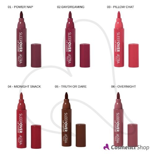Pennarello Overlining Labbra Sleepover Lip Marker Astra Make-up