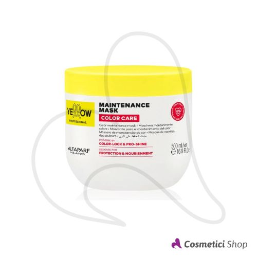 Maschera mantenimento colore Maintenance Mask Color Care Yellow Alfaparf 500 ml