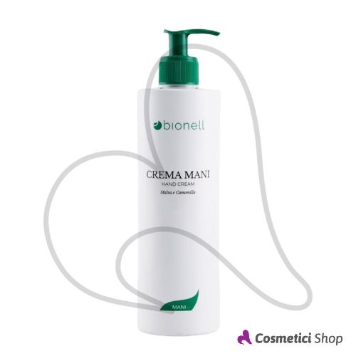 Crema mani Malva e Camomilla Bionell dispenser 500 ml