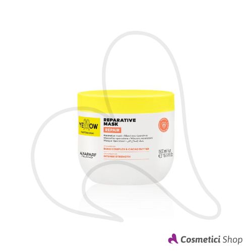 Maschera riparatrice intensiva per capelli danneggiati Reparative Mask Repair Yellow Alfaparf 500 ml