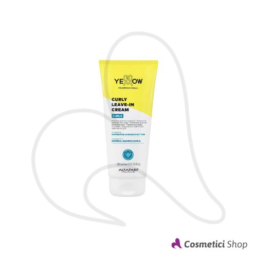 Trattamento protettivo anti-crespo capelli ricci Curly Leave-in Cream Curls Yellow Alfaparf
