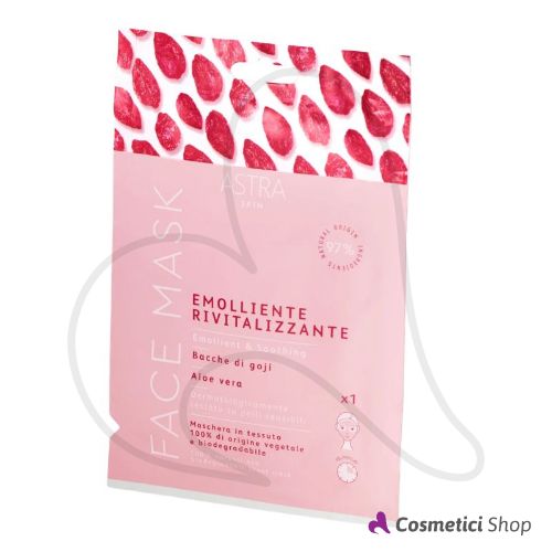 Maschera Viso in Tessuto Face Mask Emolliente Rivitalizzante Astra Skin