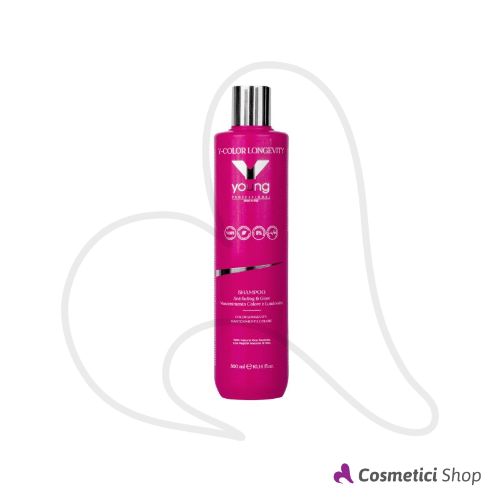 Shampoo dopo colore anti-sbiadimento Mantenimento Colore e Luminosita Y-Color Longevity Young