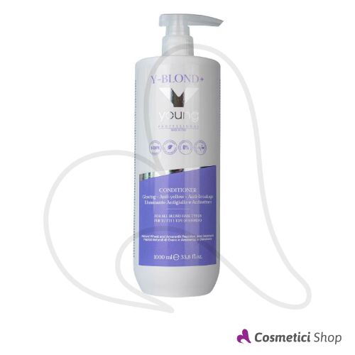 Conditioner illuminante antigiallo antirottura Y-Blond+ Young 1000 ml