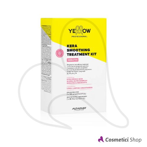 Kit Trattamento lisciante progressivo Kera Smoothing Treatment Kit Keratin Yellow Alfaparf