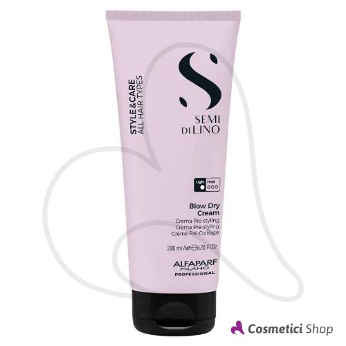 Crema pre-styling corporizzante Blow Dry Cream Style&Care Semi di Lino Alfaparf Milano