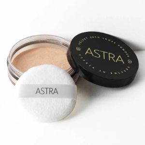 Cipria in polvere coprenza leggera Velvet Skin Loose Powder Astra