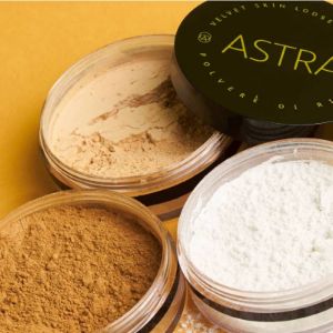 Cipria in polvere coprenza leggera Velvet Skin Loose Powder Astra colori