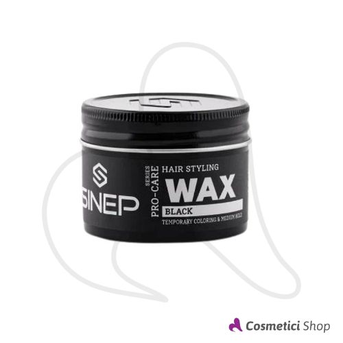 Cera colorante riflessante Black Wax Pro-Care Hair Styling Sinep