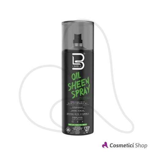 Spray illuminante nutriente e protettivo per capelli Oil Sheen Spray Level3
